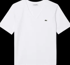 T-SHIRT A MANICA CORTA DA DONNA LACOSTE TF7300 001