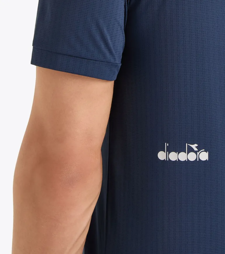 T-SHIRT A MANICA CORTA DA TENNIS DA UOMO DIADORA ICON PAGEANT BLUE 102.180780 60150