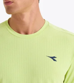 T-SHIRT A MANICA CORTA DA TENNIS DA UOMO DIADORA ICON SHADOW LIME 102.180780 70329