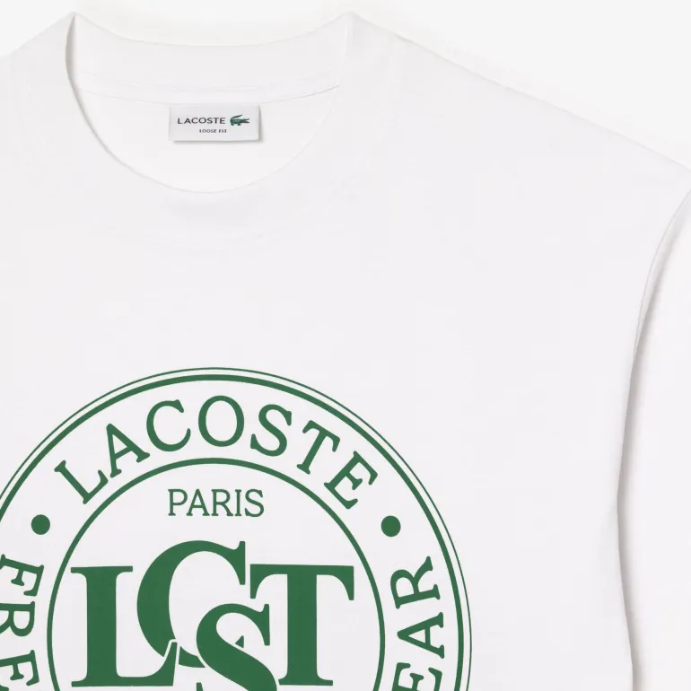 T-SHIRT A MANICA CORTA DA UOMO LACOSTE TH2753 001