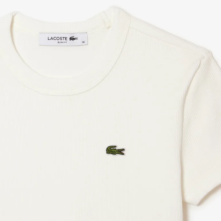 T-SHIRT A MANICA CORTA DA DONNA LACOSTE TF5538 70V