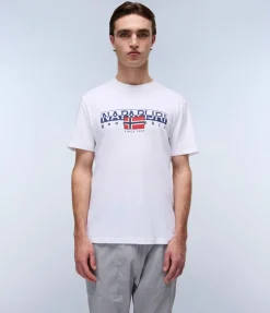 T-SHIRT A MANICA CORTA DA UOMO NAPAPIJRI S-AYLMER NP0A4HTO 002
