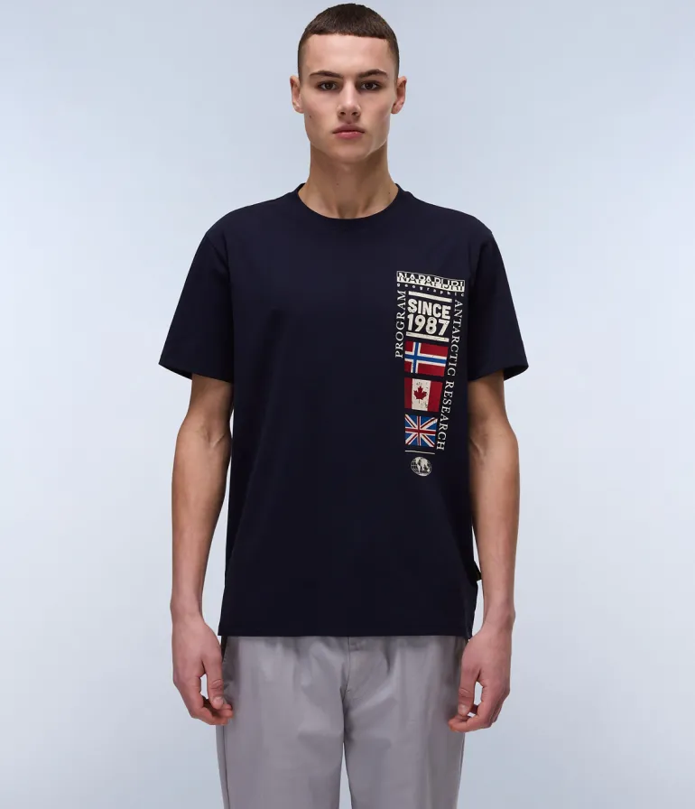 T-SHIRT A MANICA CORTA DA UOMO NAPAPIJRI S-TURIN 1 NP0A4HQG 176