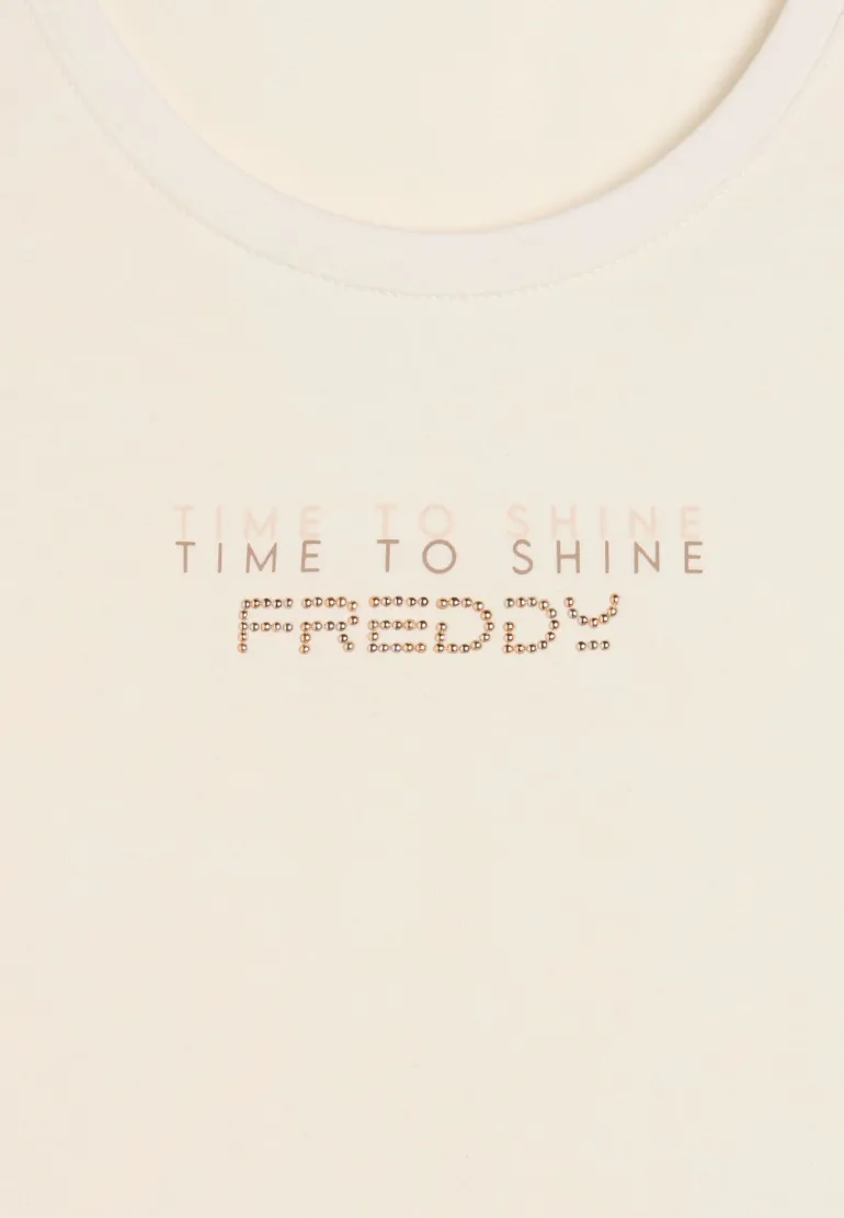 T-SHIRT A MANICA CORTA DA DONNA FREDDY S25WCRT3 W99