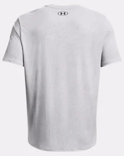 T-SHIRT A MANICA CORTA DA UOMO UNDER ARMOUR RUSH ENERGY PRINT MOD GRAY 1376792 0011