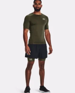 T-SHIRT A MANICA CORTA DA UOMO UNDER ARMOUR UA HG ARMOUR COMP 1361518 0390