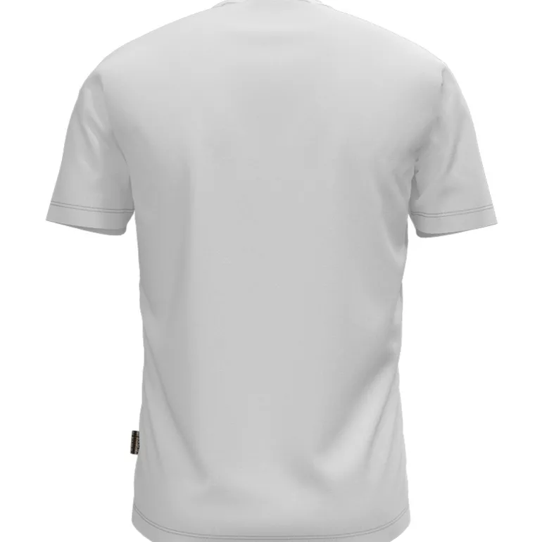 T-SHIRT A MANICA CORTA DA UOMO NAPAPIJRI S-KASBA BRIGHT WHITE NP0A4HQQ 002