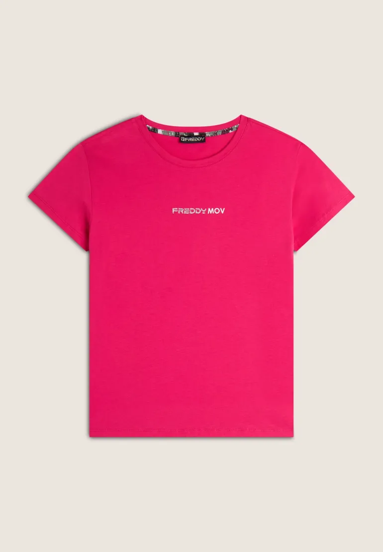 T-SHIRT A MANICA CORTA DA DONNA FREDDY F4WMVT2 F100