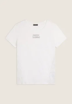 T-SHIRT A MANICA CORTA DA DONNA FREDDY F4WTRT2 WPSL4
