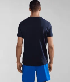 T-SHIRT A MANICA CORTA DA UOMO NAPAPIJRI SALIS SUM BLU MARINE NP0A4H8D 176