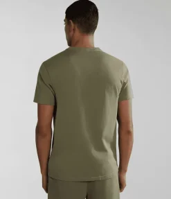 T-SHIRT A MANICA CORTA DA UOMO NAPAPIJRI SALIS SUM GREEN LICHEN NP0A4H8D GAE
