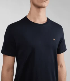 T-SHIRT A MANICA CORTA DA UOMO NAPAPIJRI SALIS SUM BLACK NP0A4H8D 041