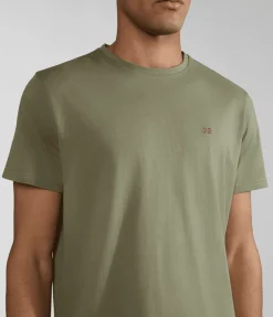 T-SHIRT A MANICA CORTA DA UOMO NAPAPIJRI SALIS SUM GREEN LICHEN NP0A4H8D GAE