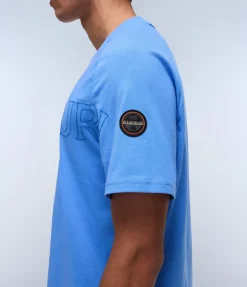 T-SHIRT A MANICA CORTA DA UOMO NAPAPIJRI S-AMBRA SS NP0A4IEG B2V