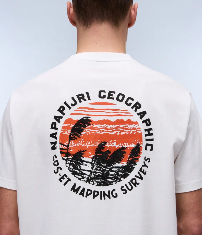 T-SHIRT A MANICA CORTA DA UOMO NAPAPIJRI S-VIGNONI BACK SS NP0A4ILX 206