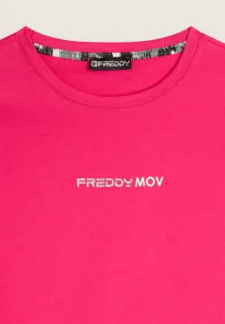 T-SHIRT A MANICA CORTA DA DONNA FREDDY F4WMVT2 F100