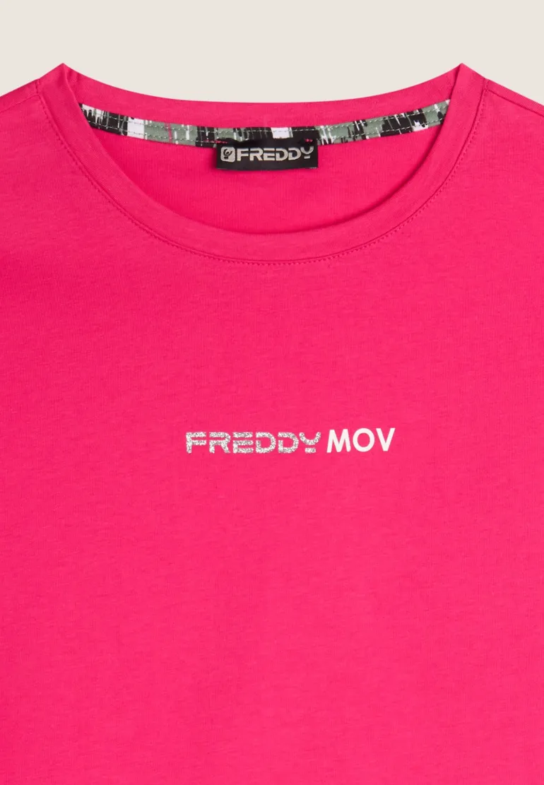 T-SHIRT A MANICA CORTA DA DONNA FREDDY F4WMVT2 F100