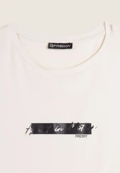 T-SHIRT A MANICA CORTA DA DONNA FREDDY F4WSDT4 Z102