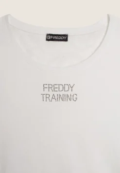 T-SHIRT A MANICA CORTA DA DONNA FREDDY F4WTRT2 WPSL4