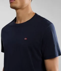 T-SHIRT A MANICA CORTA DA UOMO NAPAPIJRI SALIS SUM BLU MARINE NP0A4H8D 176