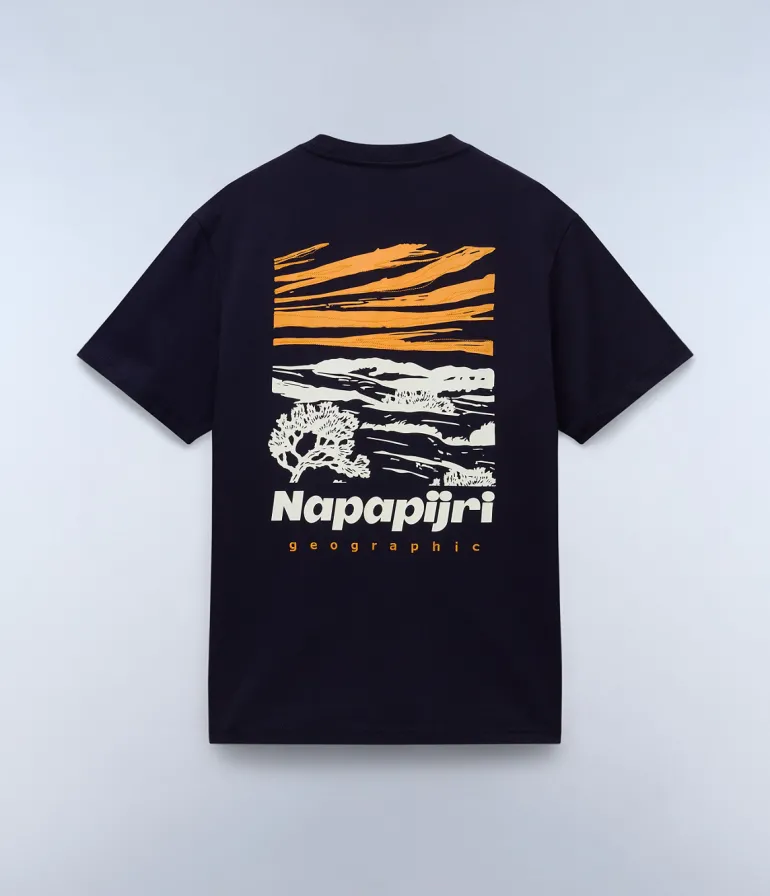 T-SHIRT A MANICA CORTA DA UOMO NAPAPIJRI S-VIGNONI BACK SS NP0A4ILX 176