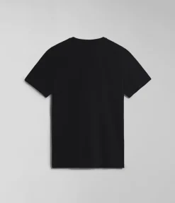 T-SHIRT A MANICA CORTA DA UOMO NAPAPIJRI SALIS SUM BLACK NP0A4H8D 041