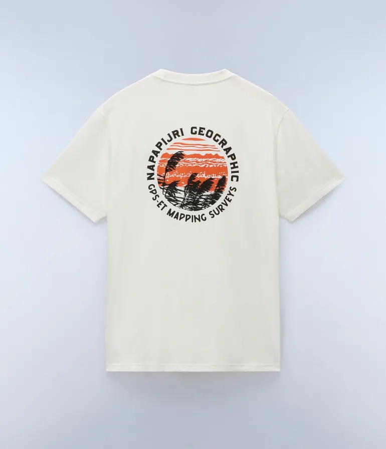 T-SHIRT A MANICA CORTA DA UOMO NAPAPIJRI S-VIGNONI BACK SS NP0A4ILX 206