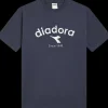 T-SHIRT A MANICA CORTA DIADORA ATHL. LOGO BLUE DENIM 502.180635 60065