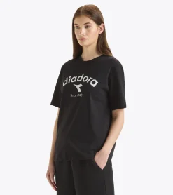 T-SHIRT A MANICA CORTA DIADORA ATHL. LOGO BLACK 502.180635 80013