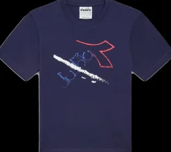 T-SHIRT A MANICA CORTA JUNIOR DIADORA JB. SS GRAFFITI BL 102.181706 60065