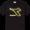 T-SHIRT A MANICA CORTA JUNIOR DIADORA LOGO BLACK 102.180953 80013