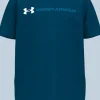 T-SHIRT A MANICA CORTA JUNIOR UNDER ARMOUR TEAM ISSUE WORDMARK VARSITY BLUE 1380747 0426