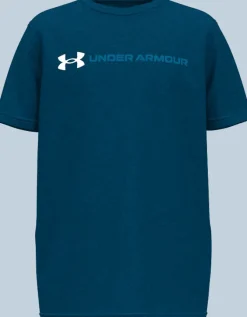 T-SHIRT A MANICA CORTA JUNIOR UNDER ARMOUR TEAM ISSUE WORDMARK VARSITY BLUE 1380747 0426