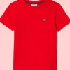 T-SHIRT A MANICA CORTA JUNIOR LACOSTE TJ1122 F8M
