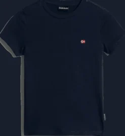 T-SHIRT A MANICA CORTA JUNIOR NAPAPIJRI SALIS 2 BLU MARINE NP0A4GEH 176