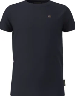 T-SHIRT A MANICA CORTA JUNIOR NAPAPIJRI SALIS 2 BLU MARINE NP0A4GEH 176