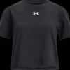 T-SHIRT A MANICA CORTA JUNIOR UNDER ARMOUR CROP SPORTSTYLE LOGO 1380878 001