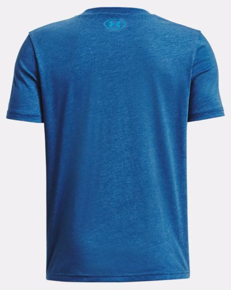 T-SHIRT A MANICA CORTA JUNIOR UNDER ARMOUR TEAM ISSUE WORDMARK VARSITY BLUE 1380747 0426
