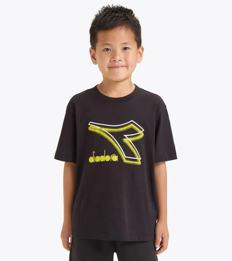T-SHIRT A MANICA CORTA JUNIOR DIADORA LOGO BLACK 102.180953 80013