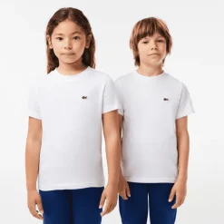 T-SHIRT A MANICA CORTA JUNIOR LACOSTE TJ1122 001
