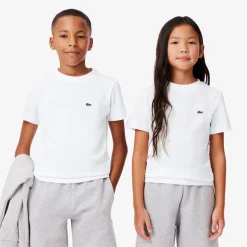 T-SHIRT A MANICA CORTA JUNIOR LACOSTE TJ1122 001