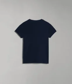 T-SHIRT A MANICA CORTA JUNIOR NAPAPIJRI SALIS 2 BLU MARINE NP0A4GEH 176