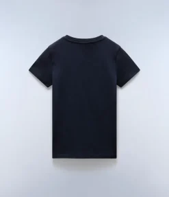 T-SHIRT A MANICA CORTA JUNIOR NAPAPIJRI SALIS 2 BLU MARINE NP0A4GEH 176