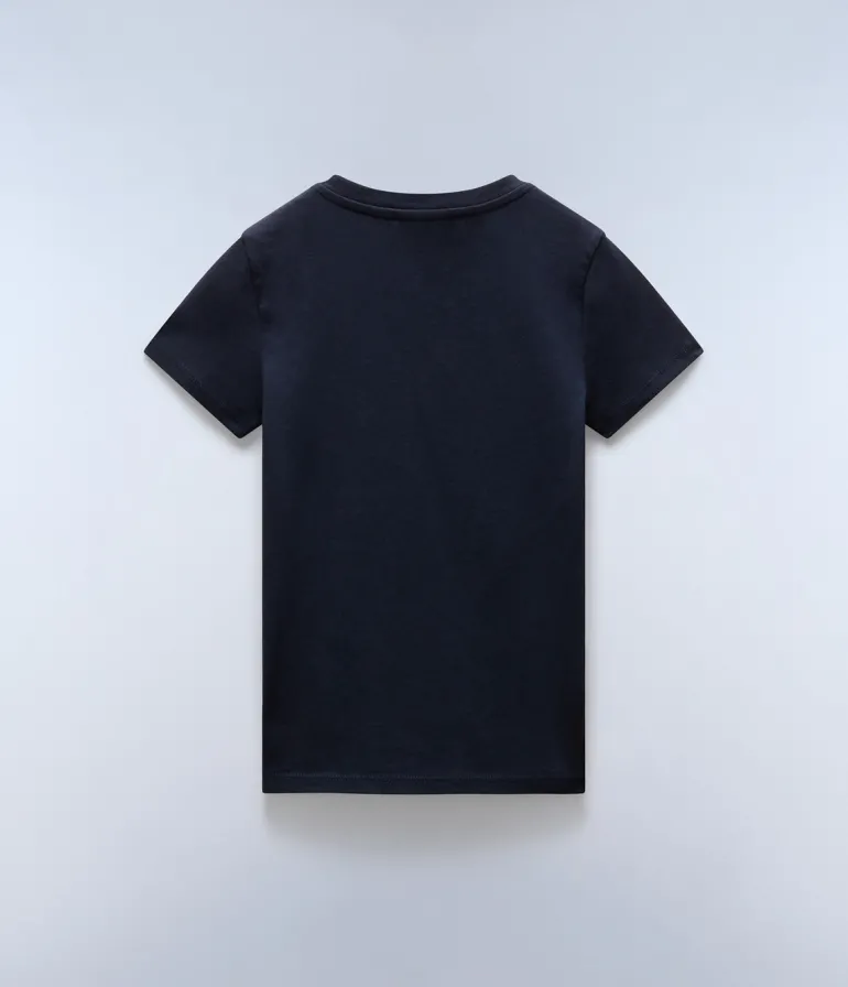 T-SHIRT A MANICA CORTA JUNIOR NAPAPIJRI SALIS 2 BLU MARINE NP0A4GEH 176