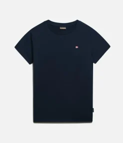T-SHIRT A MANICA CORTA JUNIOR NAPAPIJRI SALIS 2 BLU MARINE NP0A4GEH 176