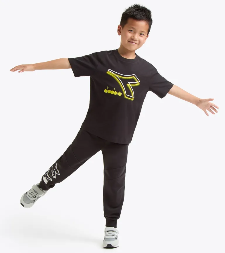 T-SHIRT A MANICA CORTA JUNIOR DIADORA LOGO BLACK 102.180953 80013