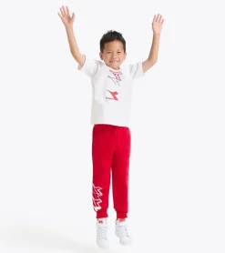 T-SHIRT A MANICA CORTA JUNIOR DIADORA LOGO OPTICAL WHITE 102.180953 20002