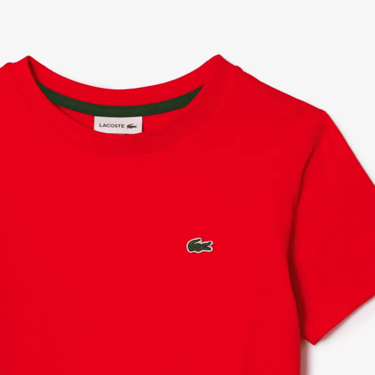 T-SHIRT A MANICA CORTA JUNIOR LACOSTE TJ1122 F8M