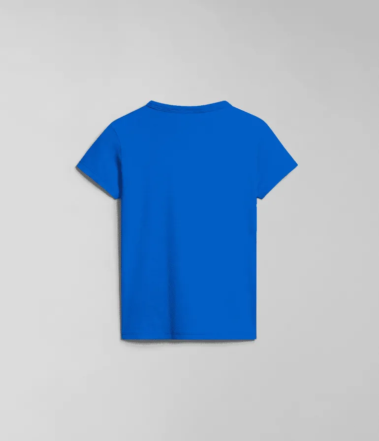 T-SHIRT A MANICA CORTA JUNIOR NAPAPIJRI K S-KITIK BLUE LAPIS NP0A4HTF B2L