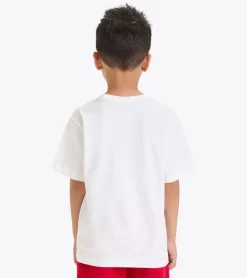T-SHIRT A MANICA CORTA JUNIOR DIADORA LOGO OPTICAL WHITE 102.180953 20002